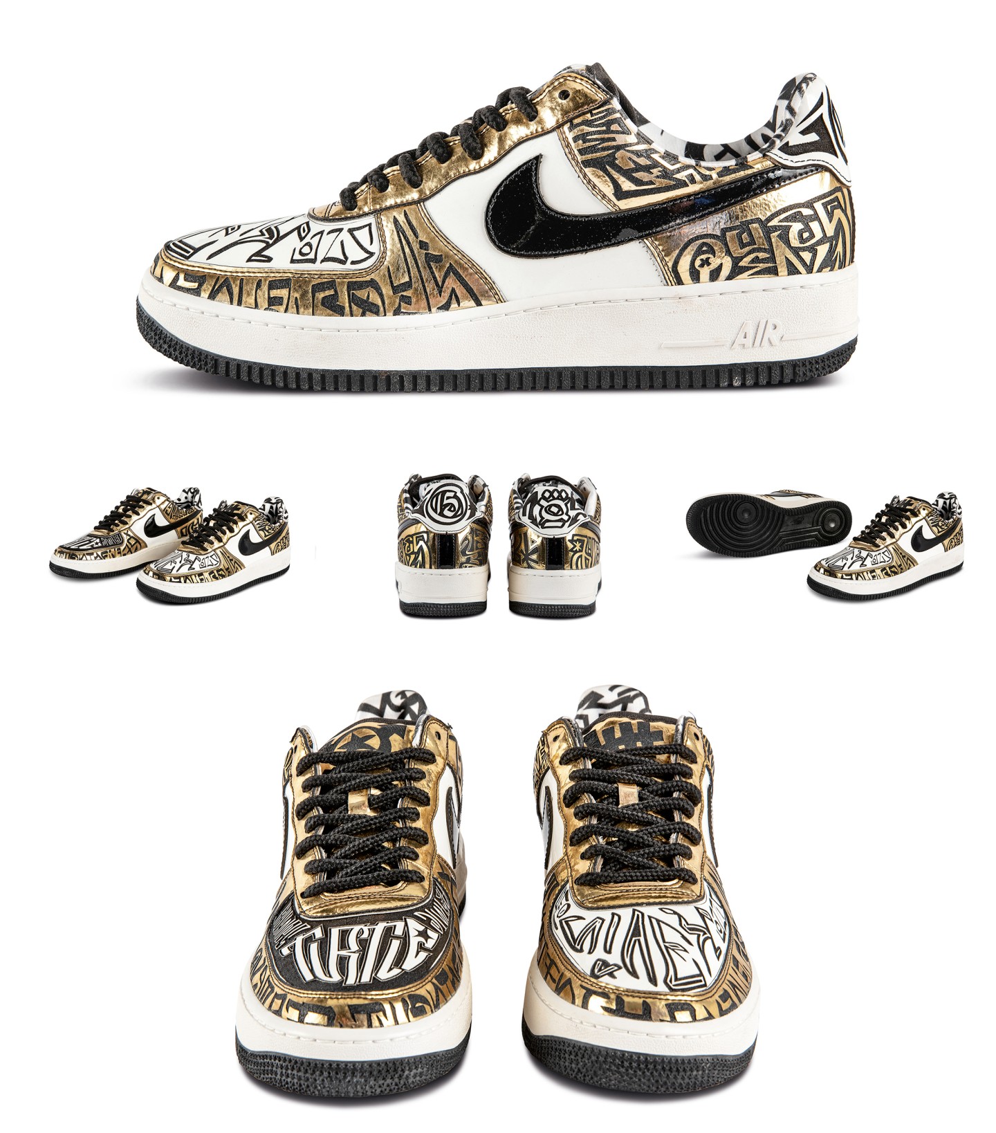 Sothebys Is Selling The Nike Fukijama Gold Air Force 1s From HBO's ...