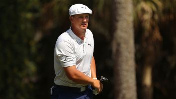 Watch Bryson DeChambeau Top His Tee Shot At The Players