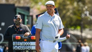 Bryson DeChambeau, His Bros, And The U.S. Open Trophy Have A Wild Saturday Night Workout Session