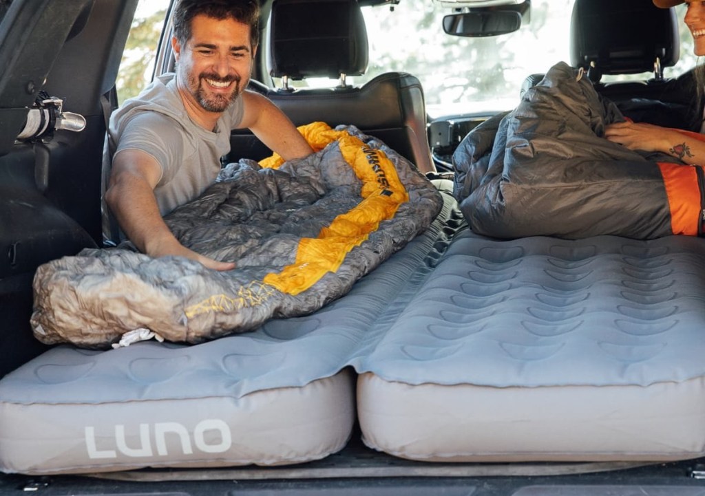 air mattress SUV car camping