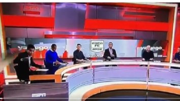 Terrifying Video Shows ESPN Set Falling On Top Of Panelist During Live Broadcast