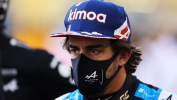 Fernando Alonso’s First F1 Race Since 2018 Cut Short By A Sandwich Wrapper