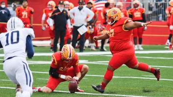 Arizona Christian’s Kicker Nestor “The Foot” Higuera Is An Absolute UNIT With Ice In His Veins