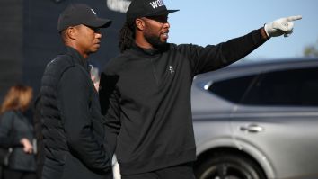 Larry Fitzgerald Explains Why Tiger Woods Is Responsible For Turning Him Into A Golf Addict