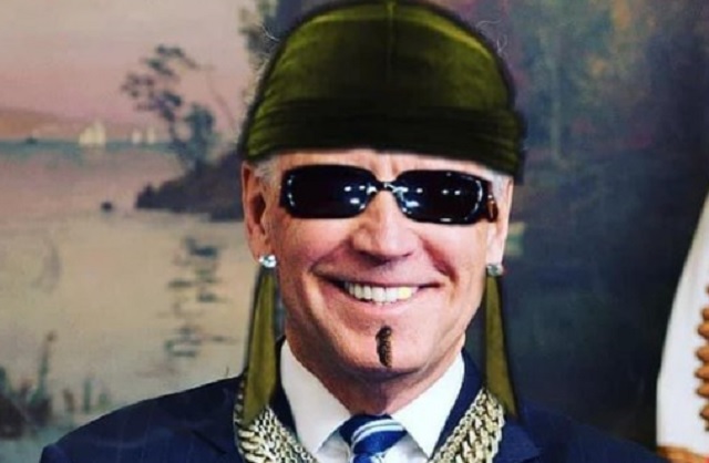 President Biden Gets Turned Into 'Moneybagg Joe' Meme After Signing