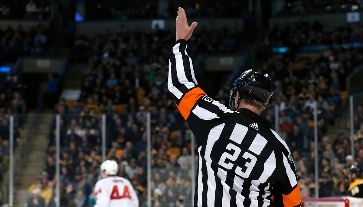 An NHL Ref Getting Fired After Admitting To A MakeUp Call On A Hot Mic