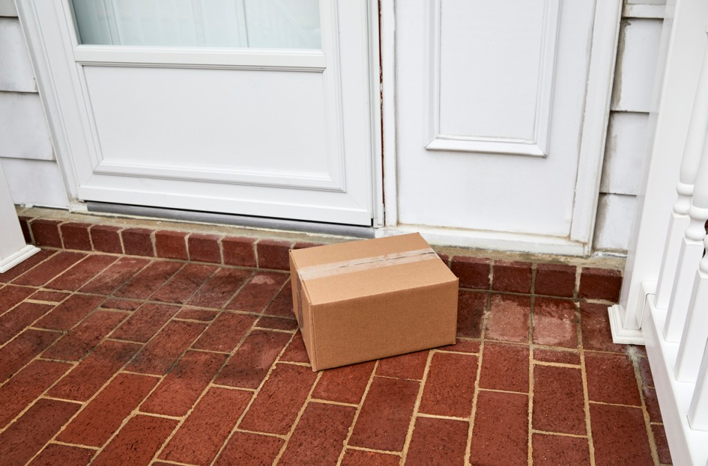 package at doorstep