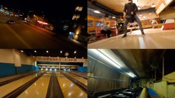 This Single-Shot Drone Footage Of A Bowling Alley Might Be The Coolest Video I’ve Seen In Years