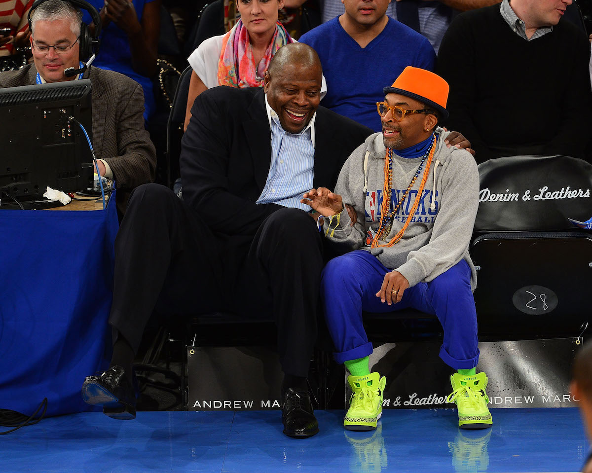 Spike Lee Supports NY Knicks Legend Patrick Ewing In Madison Square Garden  Dustup