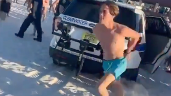 Spring Breaker In Florida Filmed Escaping A Police Car While Handcuffed Before His Master Plan Falls Apart
