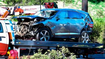 Tiger Woods Was Reportedly Driving 83 MPH In 45 MPH Zone At Time Of Crash