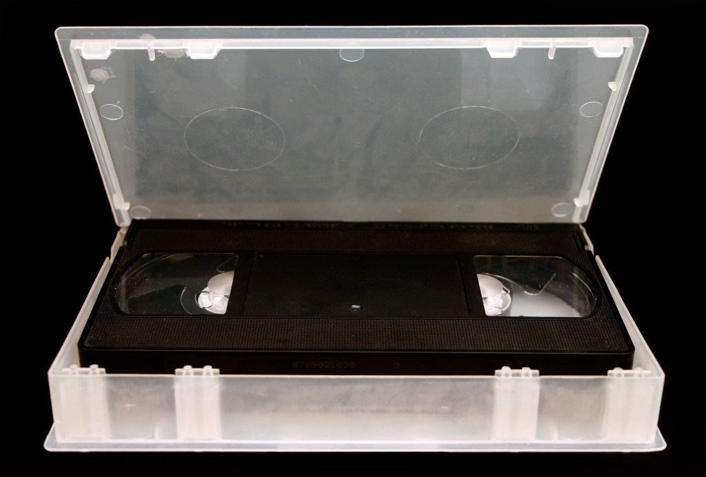 VHS rental stock image