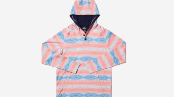 Rhone’s Limited Edition Printed Bolinas Beach Poncho Is A Spring Vibe