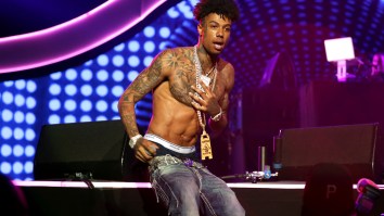 Rapper Blueface Gets Compared To R.Kelly After Video Shows Women Living In His Home Sleeping On Bunk Beds And Getting Tattoos Of His Logo