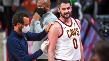 Pouty Kevin Love Dragged For Quitting On Team And Committing The Laziest Turnover You’ll See All Season