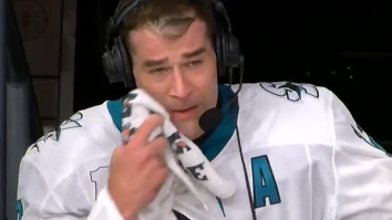 Patrick Marleau’s Emotional Reaction To Breaking The Record For Most NHL Games Played Is Why We Love Sports