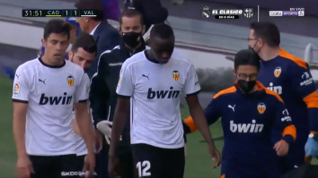 Valencia’s Entire Team Walked Off The Field During La Liga Game After Defender Diakhaby Accused Opponent Of Racism