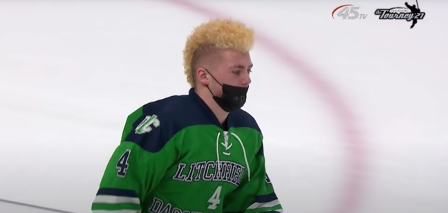 Minnesota State Hockey Tournament All-Hair Flow