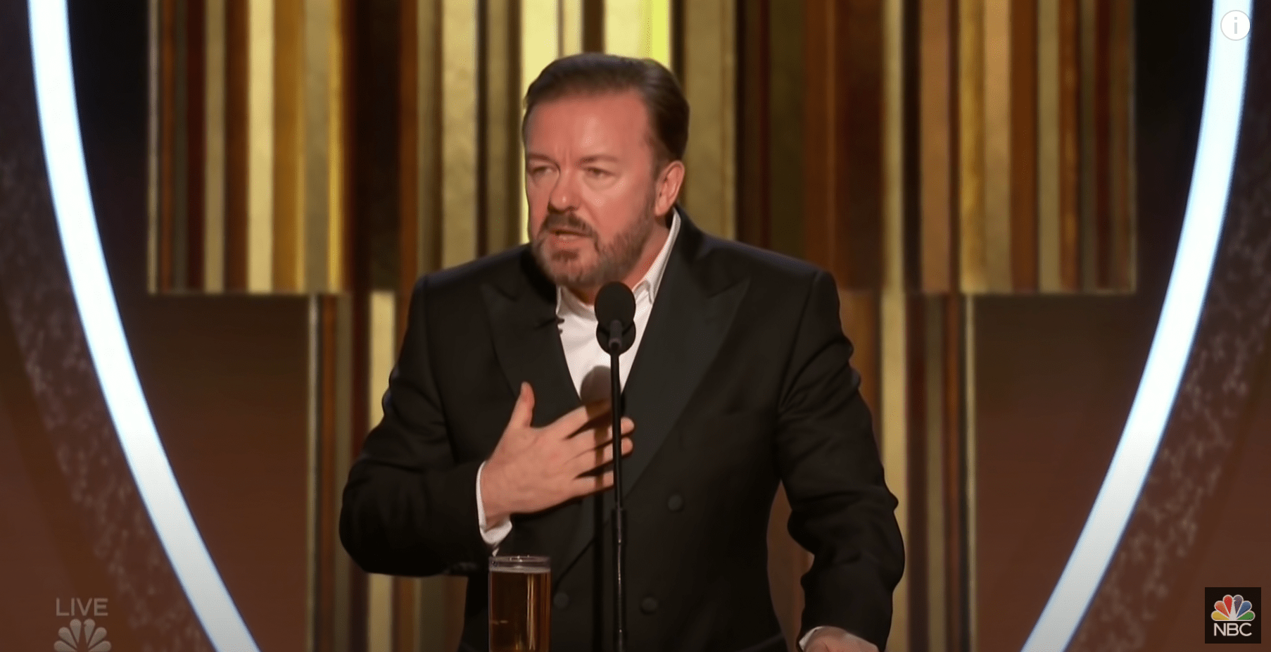 Ricky Gervais Claims He Wasn't Invited To The Oscars So He Trolls Them