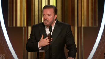 Ricky Gervais Claims He Wasn’t Invited To The Oscars So He Trolls Them With His Infamous Golden Globes Monologue