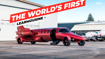 Someone Turned A Learjet Into A Street-Legal Limousine (A Learmousine?) And It’s Up For Sale!