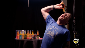 Steve-O Pours Hot Sauce DIRECTLY Into His Eye While Taking The ‘Hot Ones’ Challenge