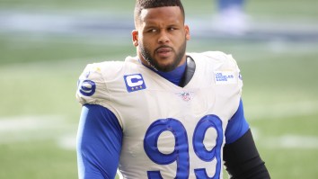 Aaron Donald’s Attorney Claims Surveillance Video Shows Rams Star Protecting The Victim During Recent Altercation