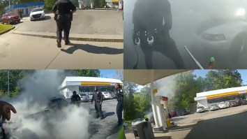 Intense Body Cam Footage Shows Hero ATL Police Saving Man Having A Seizure Inside Of A Burning Car