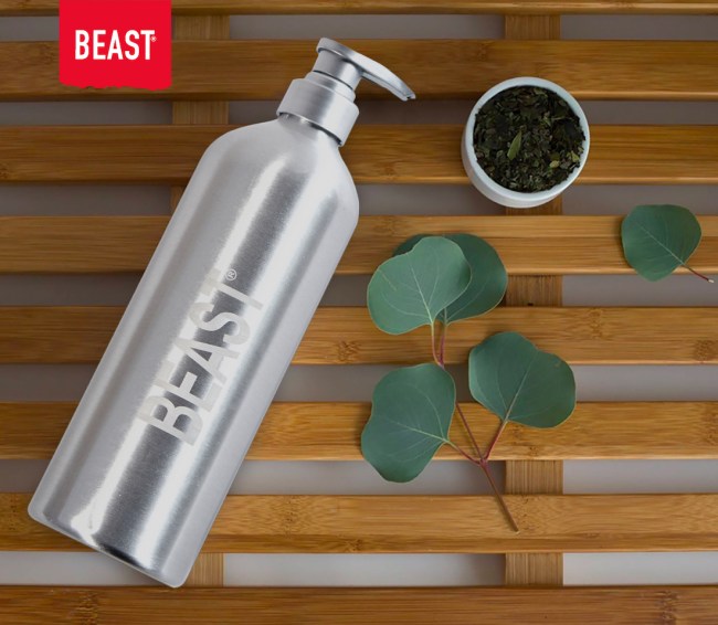 Beast Brands' Eco-Friendly Reusable Grooming Bottles