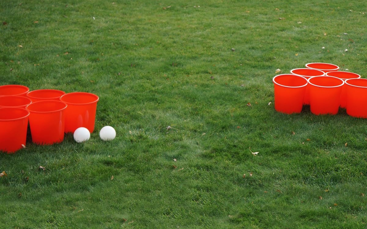 Giant Yard Pong Combines Cornhole With Beer Pong And It's Your New
