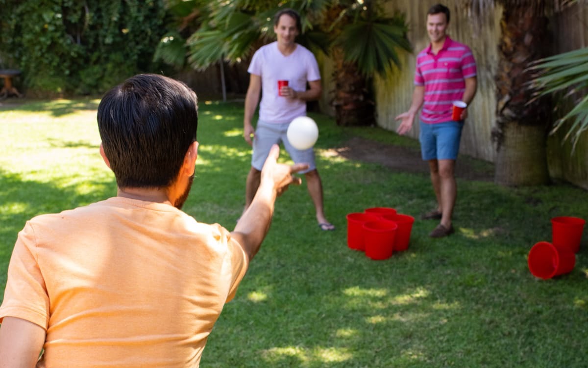 Giant Yard Pong Combines Cornhole With Beer Pong And It's Your New