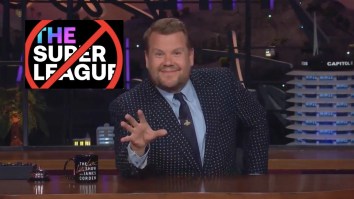 James Corden Absolutely Buries The Super League, Labels It The Death Of Soccer