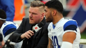 Pat McAfee Gets Candid As To Why He Bombed As An XFL Sideline Reporter