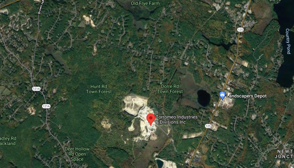 quarry explosion gender reveal New Hampshire