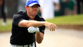 Watch Rory McIlroy Hit His Father With An Approach Shot At The Masters