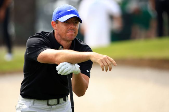 rory mcilroy hits father masters