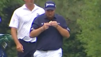 Shane Lowry Crushing A Sandwich In The Middle Of A Round At The Masters Is Such A Power Move
