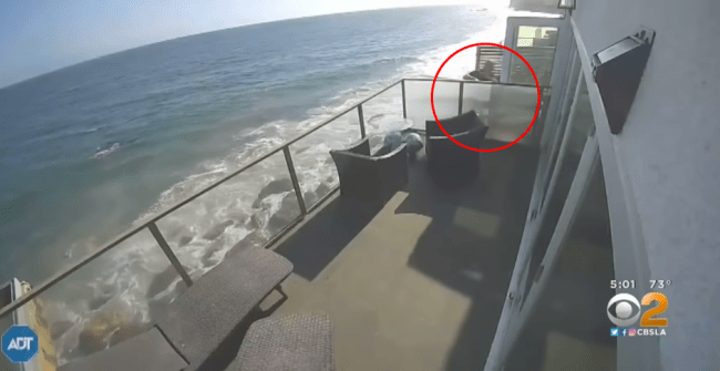 Balcony Packed With Partygoers Malibu Collapses In Wild Video