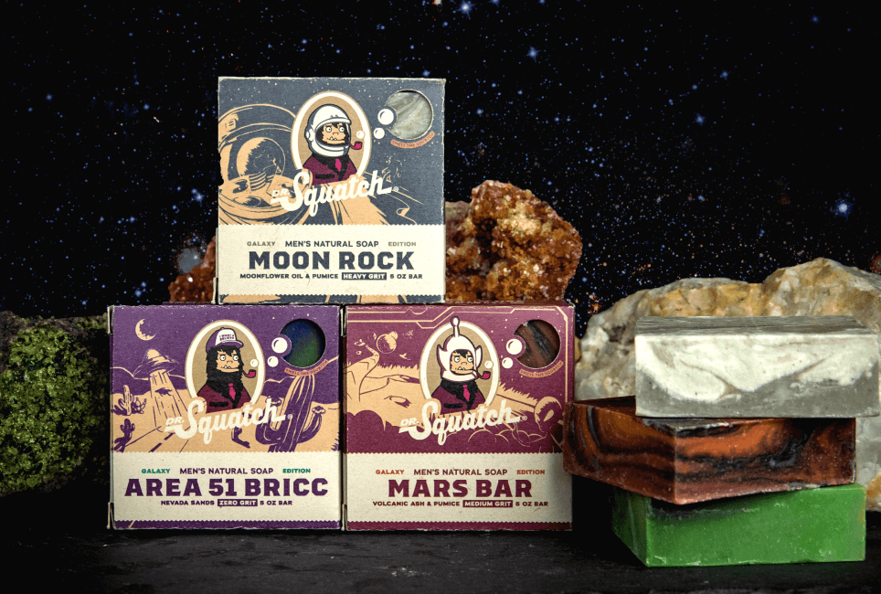 Dr. Squatch Launches 'Galaxy Bundle' Of Trippy Space-Themed Soaps