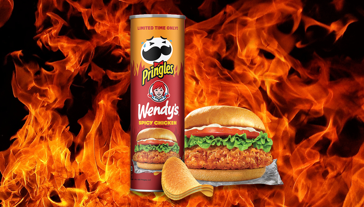 REVIEW: The New Pringles Wendy's Spicy Chicken Sandwich Flavor