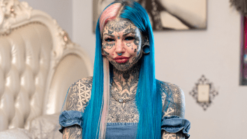 Woman With 98% Of Her Body Tattooed Covers Them With Makeup, Looks Like A Different Person