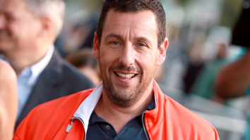 Adam Sandler’s Outrageous Pickup Basketball Outfit Is Straight Out Of A Middle School Gym Class In 2006