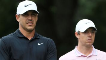 Video Of Brooks Koepka And Rory McIlroy Walking Completely In-Sync Will Break Your Brain