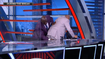 Charles Barkley Suffers Leg Cramp On ‘Inside The NBA,’ Shaq Gets Up And Punches It Out
