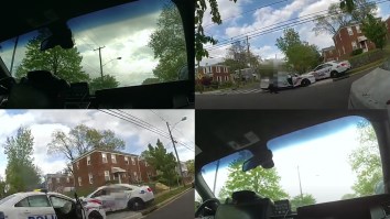 Here’s Some Body Camera Footage Of Two D.C. Police Drag Racing Then Crashing Into Each Other