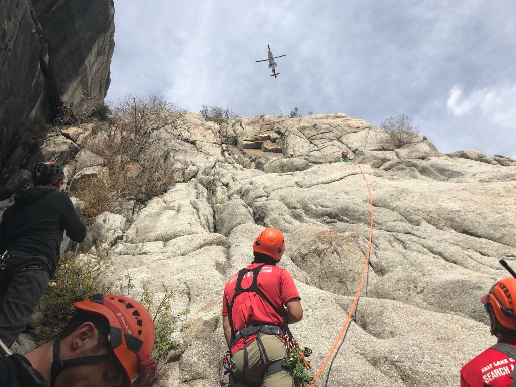 Hiking rescue Certain Death Utah Boulder accident
