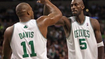 Kevin Garnett Snatching Glen ‘Big Baby’ Davis’ Soul In An Arm Wrestling Match Was The ‘Most Insane Thing I’ve Ever Seen,’ According To Brian Scalabrine