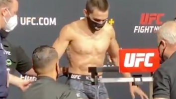 Scary Video Shows UFC Fighter Ryan Benoit Unable To Stand On His Own While Dehydrated At A Failed Weigh-In