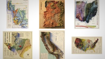 These Early 1900s Relief Maps Of The USA Are Perfect For Your Man Cave Or Bachelor Pad