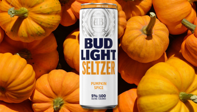 Bud Light Pumpkin Spice hard seltzer